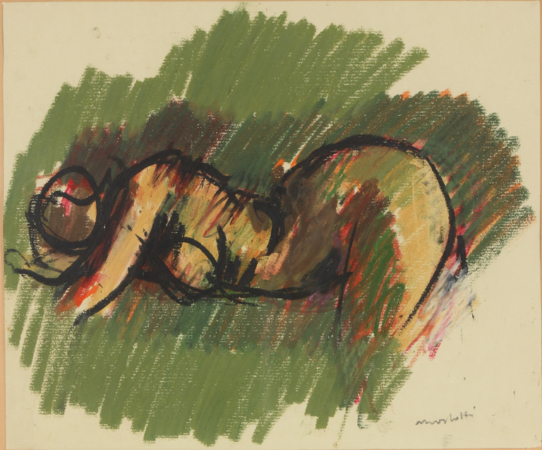 "Nudo" (dipinto), Morlotti Ennio (1975)